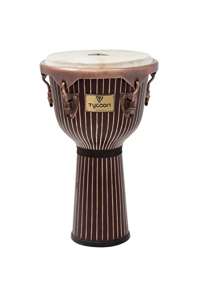 Tycoon 12'' Master Hand-Crafted Pinstripe Djembe (MTJHC712ACT1)