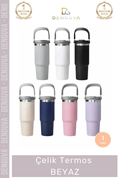Denguva # Thermos Stainless Vacuum Leak-Proof Matte Heat Insulation Durable S...