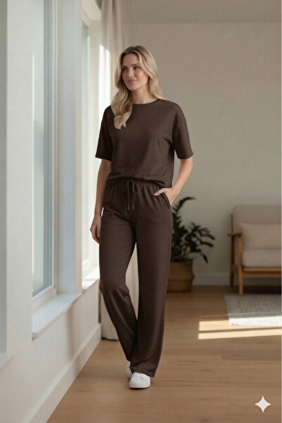 hies Alt-Top 2-Piece Modal Set (Brown) New Season 2026