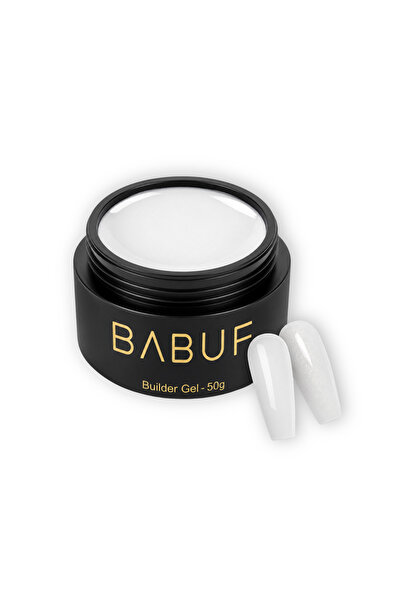 BABUF Gel de construcție fosforescent FBG8, Alb Vanilat Fosforescent, 50g