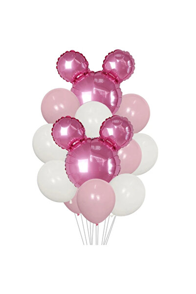 Choice as the picture as the picture 1set Pink Blue Foil Balloons Latex Ballo...