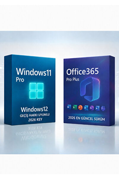 PintiGames Windows11 Pro + Office365 Yazılım Lisansı ve 12 Aylık 5 Cihaz Üyel...