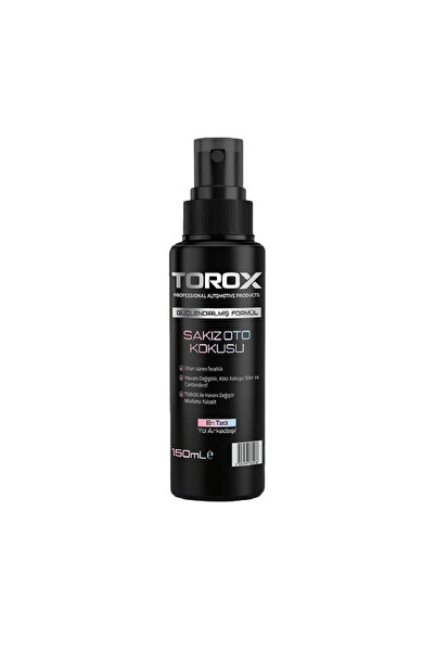TOROX Sakız Oto Kokusu 150 mL - Kalıcı Oto Parfümü - Direkt Kullanım