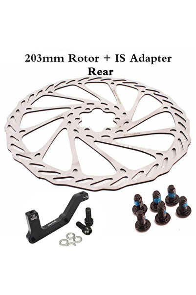 Choice 203-IS Adapter Rear G3 Bicycle Brake Rotor 160/180/203mm Bike Hydrauli...