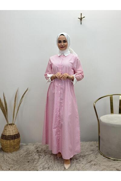 JOOQSTORE فستان رياضي مخطط
