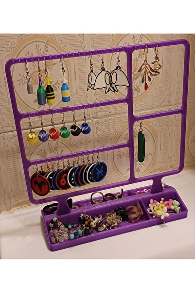 DU&ER 💍   Earring Organizer Stand – Multi-Tier Earring Hanger and Jewelry Or...