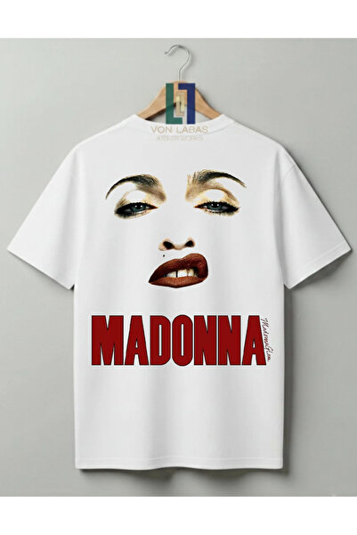 Grafftee Clothing Unisex βαμβακερό μπλουζάκι Premium με σχέδιο Madonna