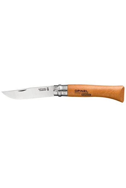 Opinel briceag nr. 10 carbon cu mâner din lemn
