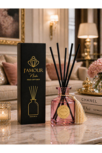 J'AMOUR EAU DE PARFUME Tüberoz&Sümbülteber Çiçeği&Pudra Reed Diffuser 120 ml ...