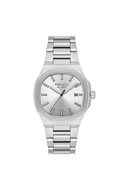Ferrucci FER.03713M.02 ساعة يد رجالية بسلك فولاذي