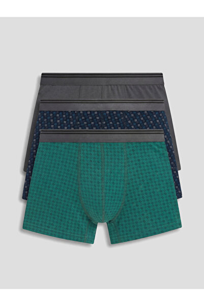 LC Waikiki Boxeri bărbați din bumbac elastic, pachet de 3