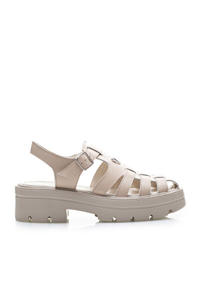 UrbanShoes Sandale cu talpă groasă damă din piele naturală, Leofex - 368-1 Nu...