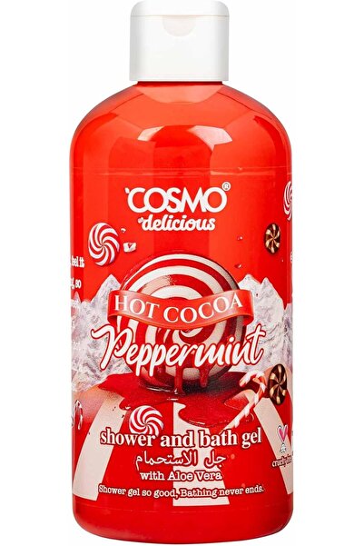 CD Cosmo Designs جل الاستحمام والجسم كوزمو ديليشس بنكهة الكاكاو الساخن والنعناع