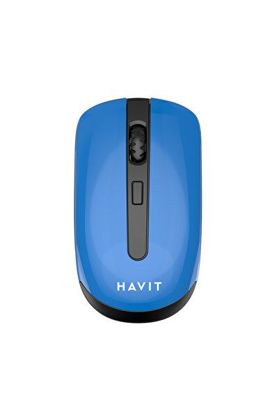Havit - Wireless Mouse (MS989GT) - 2.4GHz, 800-1200-1600 DPI, AA Battery - Bl...