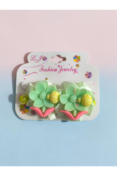 KANİNCHEN Cataramă din cauciuc cu detalii florale, elegantă și șic, accesoriu...