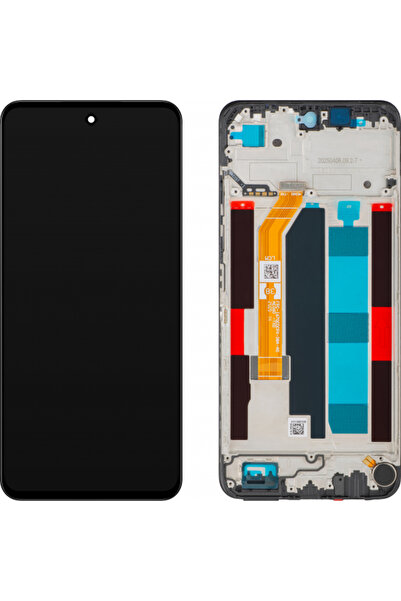 realme Οθόνη αφής C71, με πλαίσιο, Μαύρο, Σερβις Πακ 621029000577