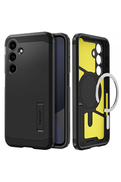 Spigen MagSafe калъф за Samsung Galaxy S24 FE S721, Spigen, Tough Armor, Чере...