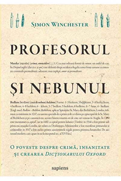 Editura Art Profesorul şi nebunul: o poveste despre crimă, insanitate şi crea...