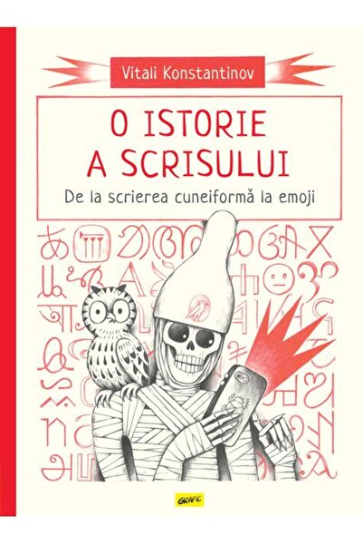 Grafic O istorie a scrisului. De la scrierea cuneiformă la emoji