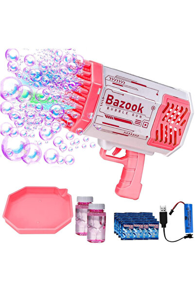 unbranded Pistol baloane de săpun BUBBLEPUFF, 69 orificii, pentru copii și ad...
