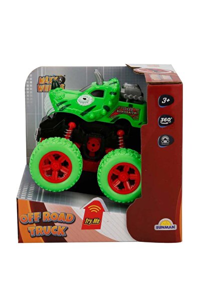 Maxx Wheels Masina Off Road, Maxx Wheels, Speed ​​Dinosaur, Verde