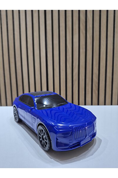 portable Mavi BMW Arabalı Müzik Kutusu Speaker Fm Radyo USB TF X-703