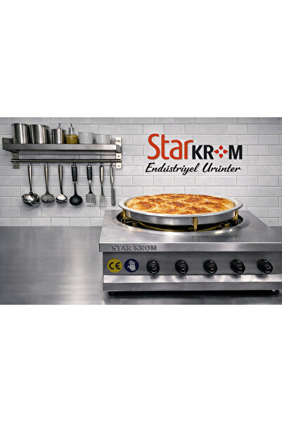 STAR KROM Tek Tepsili Otomatik Dönerli Su Böreği Ocağı