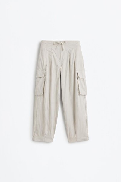 LEFTIES Dokulu spor kargo pantolon