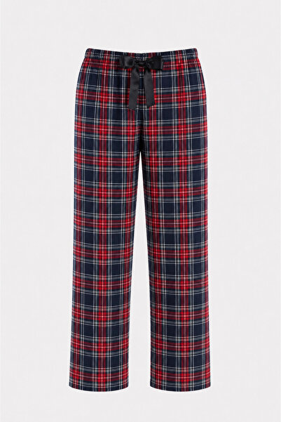 FORMO Women's Patterned Viscose Straight-Leg Pajama Bottoms