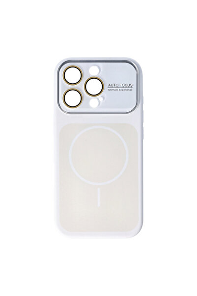 SEP Husa Silicon Magsafe Camera Shield Apple iPhone 16 Pro Alb