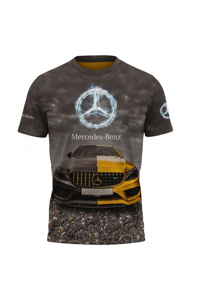 OEM Tricou barbati Mercedes , maneca scurta multicolor D057