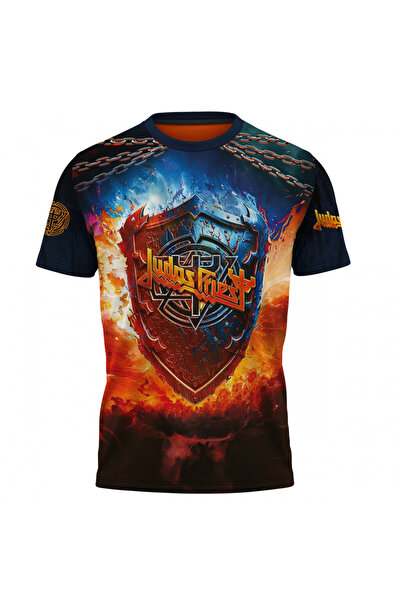 OEM Tricou barbati Judas Priest , maneca scurta multicolor H042