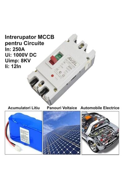 Stef's Cat Intrerupator de Circuit Solar MCCB 2P-250A / 1000V DC, Stef's Cat,