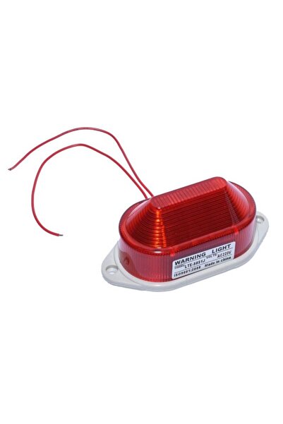 Stef's Cat Lampa de Avertizare 220V Rosie, 5051J,