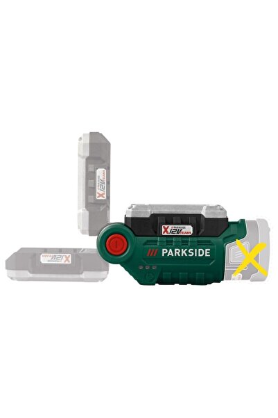 PARKSIDE Lampă de lucru, Lanternă cu LED fără baterie și încărcător 12V