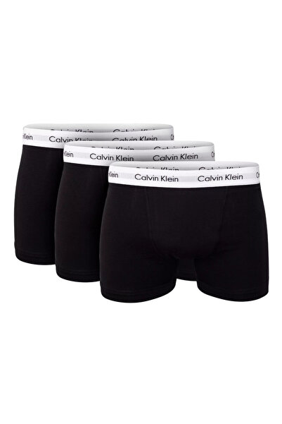 Calvin Klein Ανδρικά Μποξεράκια Χαμηλόμεσα Μαύρα, Πακέτο 3 τεμαχίων U2664G-001