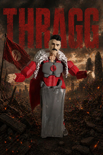 Rüzgar Tasarım Invincible Thragg Tüm Eklemleri Hareketli Robot Dummy Aksiyon ...