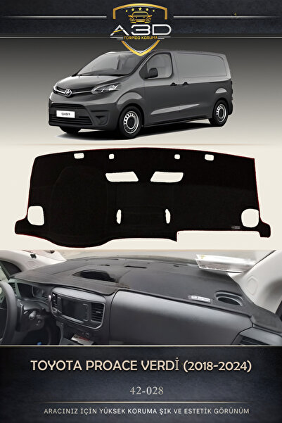 A3D TORPİDO KORUMA Toyota Proace Verdi̇ (2018-2024) Ghost Screen Glove Box Pr...