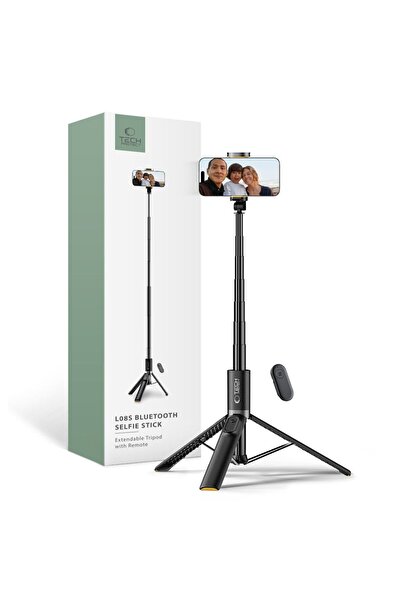 Tech-Protect Selfie stick Bluetooth, trepied pentru fotografii cu telefonul L...