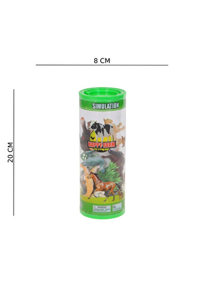 KESKİN SOUND Farm Animal Set with Cylinder Box