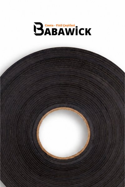 BABAWİCK Eva Tape Wick 3X10 mm - Self-Adhesive Door and Window Insulation Tape (10 Meters)