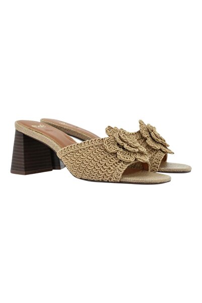 Exe Shoes Πέδιλα Γυναικεία MULES VENETO-562 700-562 Μπέζ Κροσέ W470056247A7