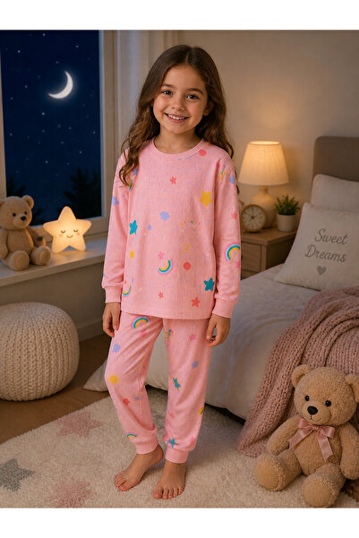 %100 Pamuk 4 Mevsim Çocuk Pijama Takımı 8-13 Yaş | Yumuşak Dokulu