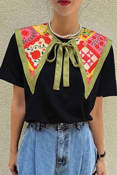 The Champ Clothing Γυναικείο μπλουζάκι oversized Anatolia Bloom με αξεσουάρ γ...