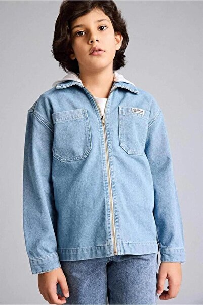DeFacto G6885A8 Erkek Çocuk Jean Ceket
