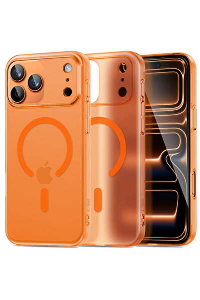 Tech-Protect Husa MAGSLIM MAGSAFE IPHONE 17 PRO MATĂ/PORTOCALIU COSMIC