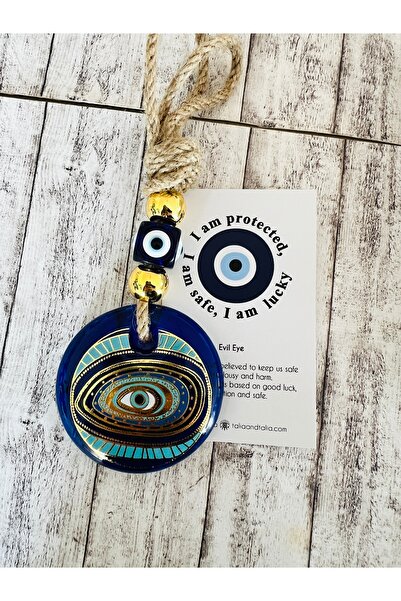Talia&Talia Handmade Glass Evil Eye Bead Wall Ornament 5 cm |   Special Boxed...