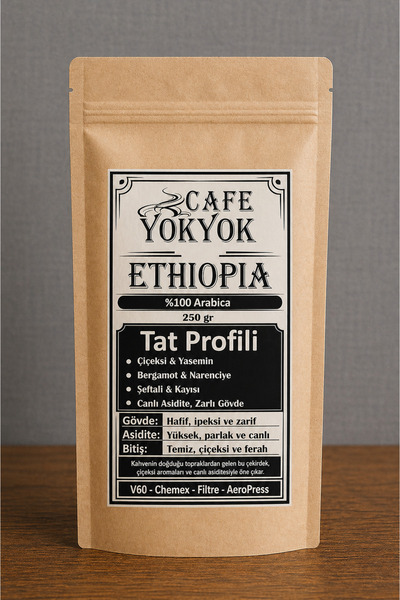 Ethiopia Çekirdek Kahve 250 gr