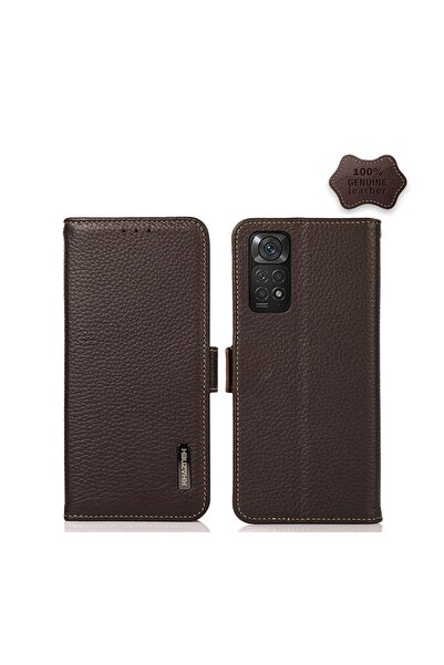 KHAZNEH Θήκη Πορτοφόλι Brown (Xiaomi Redmi Note 11/Note 11s)