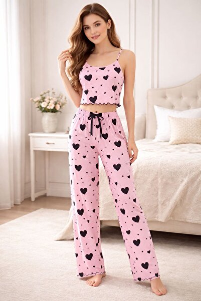 LaFont Women's Pajamas 3-Piece Set of Trousers + Bodysuit + Shorts
